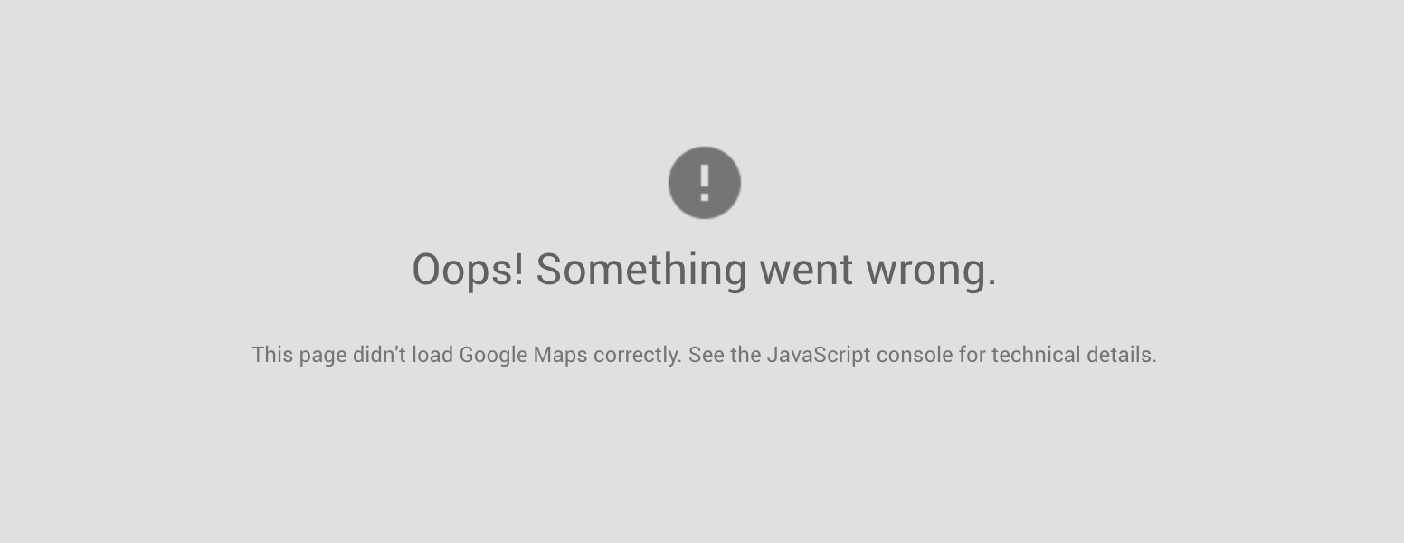 This page didn’t load google maps correctly